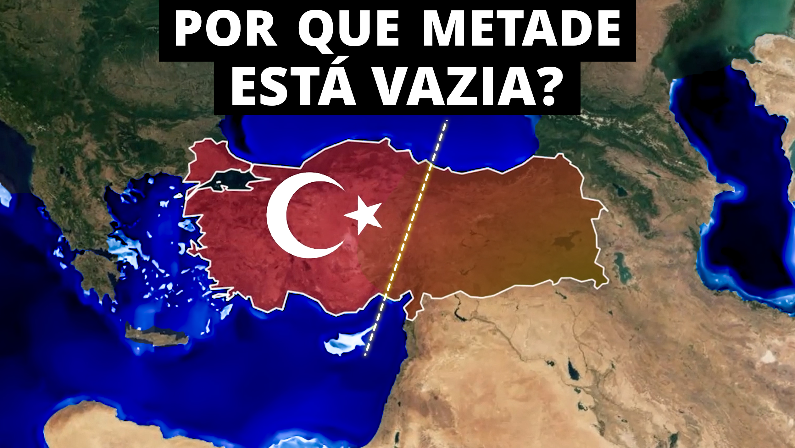 Por que 50% da Turquia está Vazia?