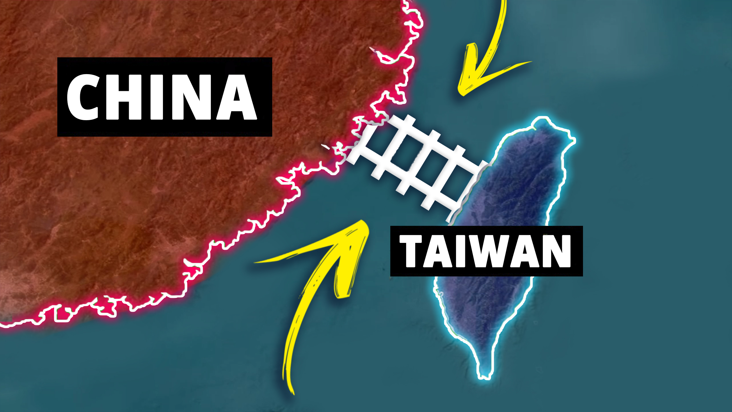 Por que Não há uma Ponte Entre Taiwan e China?